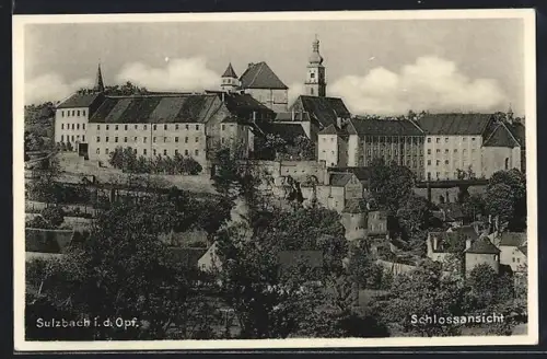 AK Sulzbach i. d. Opf., Schlossansicht