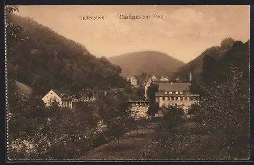 AK Tiefenstein / Albtal, Gasthaus zur Post