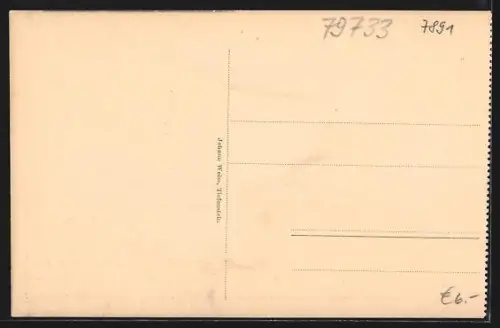 AK Tiefenstein / Albtal, Gasthaus zur Post