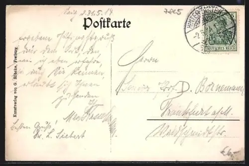 AK Saig, Hochfirstturm, Ortsansicht