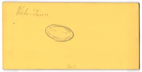 Stereo-Fotografie C. P., Paris, Ansicht Paris, Notre Dame