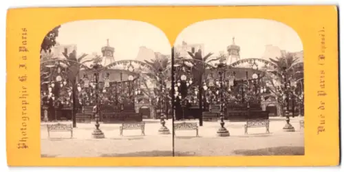 Stereo-Fotografie H. J., Paris, Ansicht Paris, Jardin Mabille