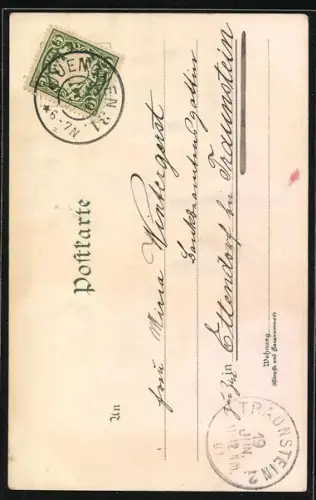 Künstler-AK Zeno Diemer: München, Marienplatz