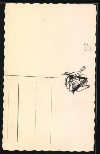 Künstler-AK Xavier Sager: Weinendes Mädchen mit weinenden Hund im Arm