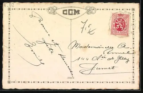 Künstler-AK Dario Gobbi: verliebtes Barockpaar