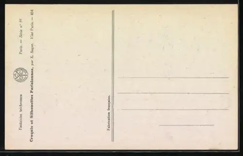 Künstler-AK Xavier Sager: Verwundeter Soldat mit Roter Kreuz Schwester
