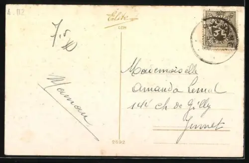 Künstler-AK Dario Gobbi: Frustrierter Dichter wird von einer Dame ermutigt