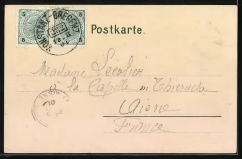 Künstler-AK Zeno Diemer: Schaffhausen, Rheinfall