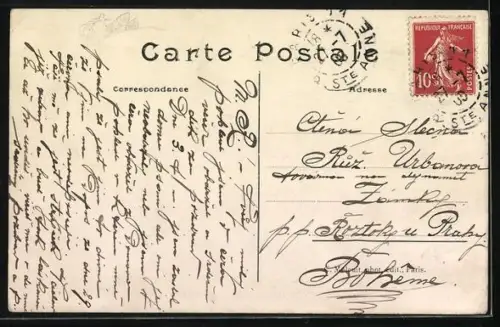 Künstler-AK Xavier Sager: Zwei Soldaten lachen über riesigen Hut