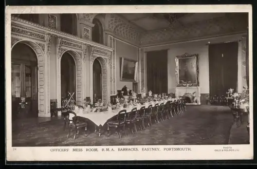 AK Eastney /Portsmouth, Officers` Mess Room, R.M.A. Barracks