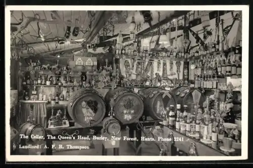 AK New Forest /Hants, The Cellar, The Queen`s Head, Burley