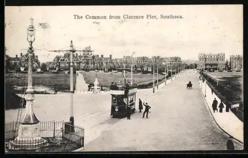 AK Southsea, The Common from Clarence Pier