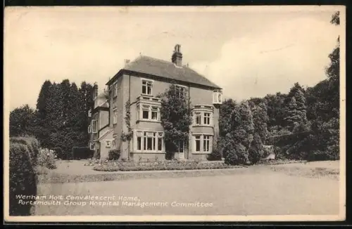 AK Liss, Wenham Holt Convalescent Home, Portsmouth Group Hospital Management Committee