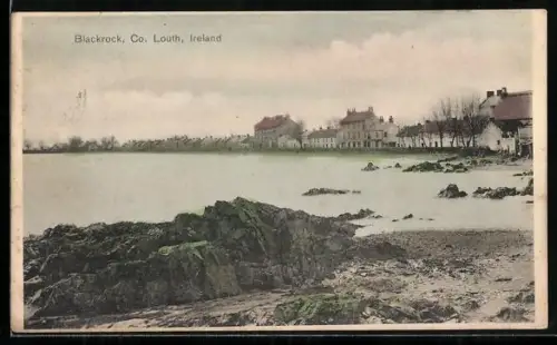 AK Blackrock /Co. Louth, Panorama with a portion of the sea