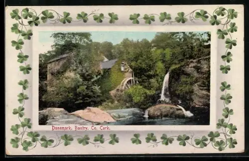 AK Bantry /Co. Cork, Dunemark, Mount with clovers