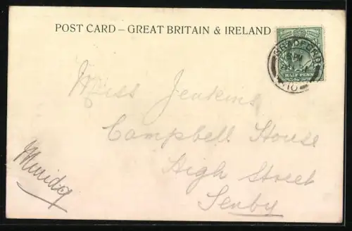 AK Bradford, Tyrrel Street, Strassenbahn