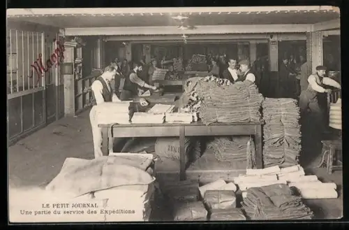 AK Maggi, Le Petit Journal, ne partie du service des Expéditions, Reklame