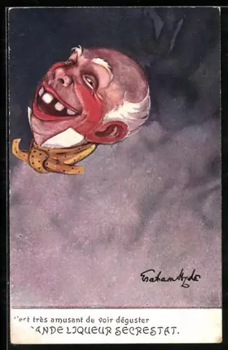 AK Deguster Grande Liqueur Secrestat, Reklame