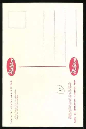 AK Reklame für Materne Obstkonserven, Fuchs u. Rabe