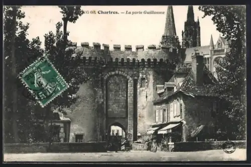 AK Chartres, La porte Guillaume