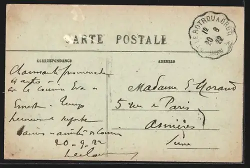 AK Beaumont-les-Autels /E.-et-L., Entrée du Château