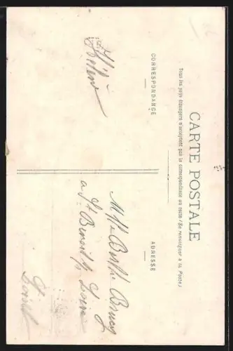 AK Chartres, Souvenir avec message