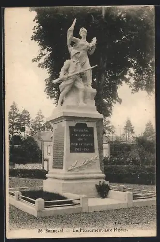AK Bonneval, Le Monument aux Morts
