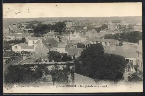 AK Noirmoutier, Vue générale vers le nord