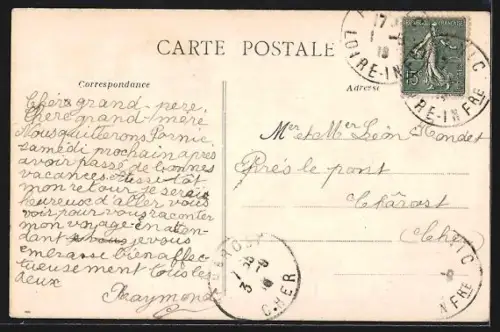 AK Noirmoutier, Vue générale vers le nord