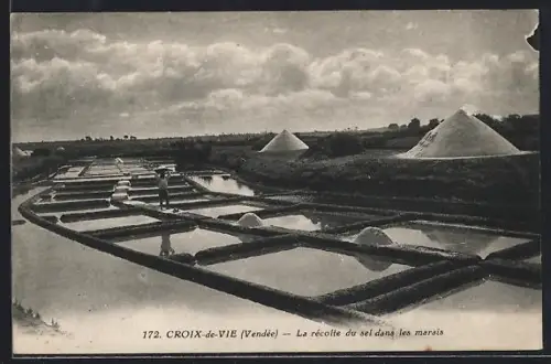 AK Croix-de-Vie, La récolte de sel dans les marais