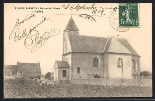 AK Plessis-Paté /Seine-et-Oise, L`Eglise