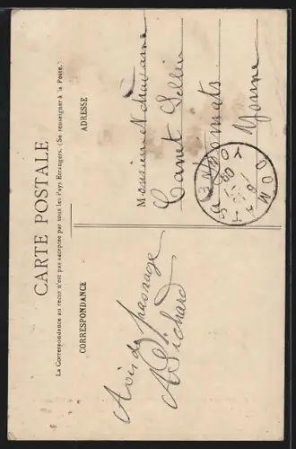 AK Boissy-le-Cutté, la Roche où l'on peut s'abriter une dizaine de personnes