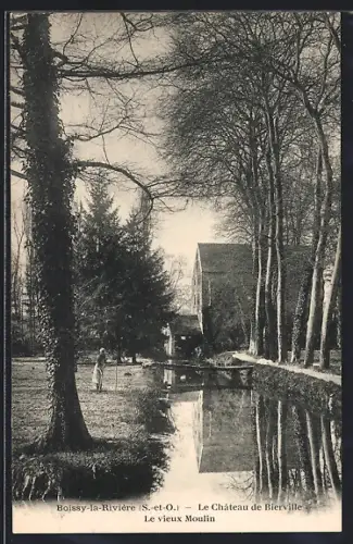 AK Boissy-la-Rivière /S.-et-O., Le Château de Bierville, Le vieux Moulin