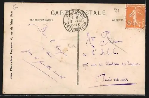 AK Le Pileu /S.-et-O., Rond-Point du Bon air