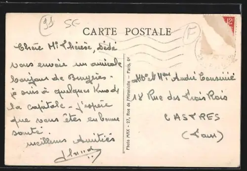 AK Bruyères-le-Châtel /S.-&-O., La Grande Rue