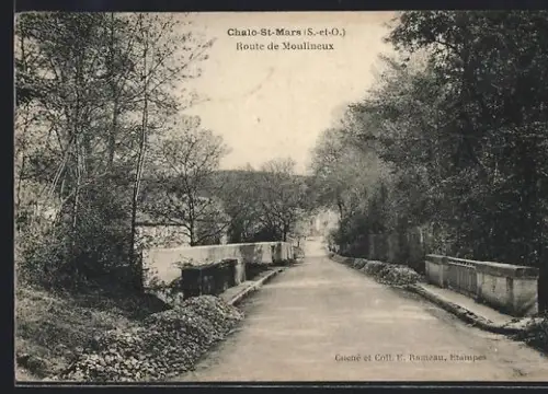 AK Chalo-St-Mars /S.-et-O., Route de Moulineux