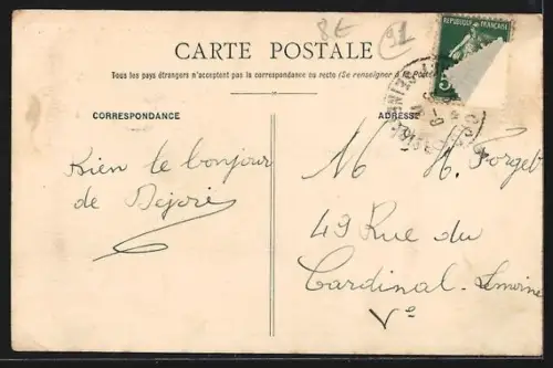 AK Juvisy, Avenue de l`Hôtel-de-Ville et Restaurant du Parc