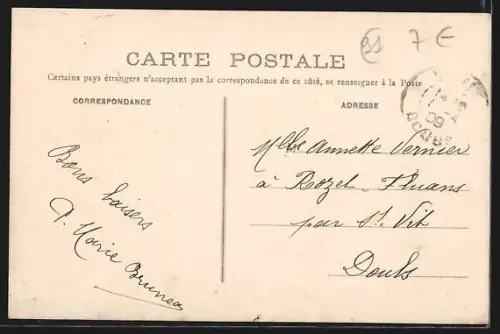 AK Pussay /Angerville, S.-et-O., Chalet, vue de côté