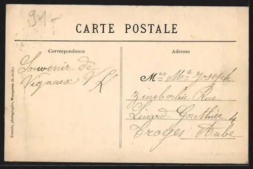 AK Vigneux /S.-et-O., Une Partie de Canot