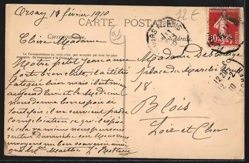 AK Orsay /S.-et-O., La Gare d`Orsay et le Boulevard Dubreuil