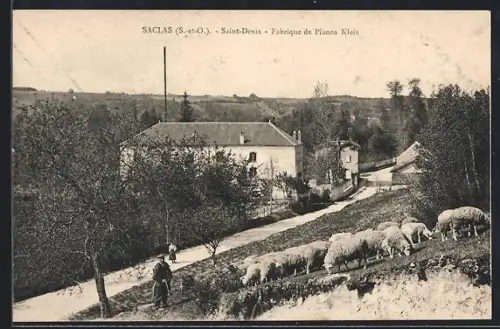 AK Saclas /S.-et-O., Saint-Denis, Fabrique de Pianos Kliès