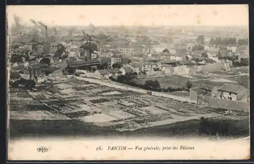AK Pantin, Vue générale, prise des Falaises