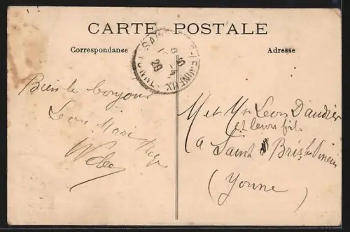 AK Blanc-Mesnil, Vue sur le Quartier des Petits-Ponts