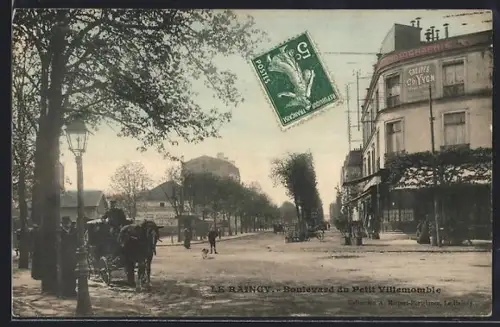 AK Le Raincy, Boulevard du Petit Villemomble