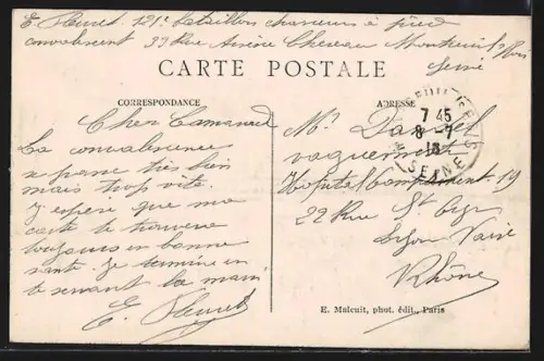 AK Montreuil-sous-Bois, Place de la Mairie, Le Kiosque à Musique