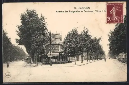 AK St-Ouen, Avenue des Batignolles et Boulevard Victor-Hugo