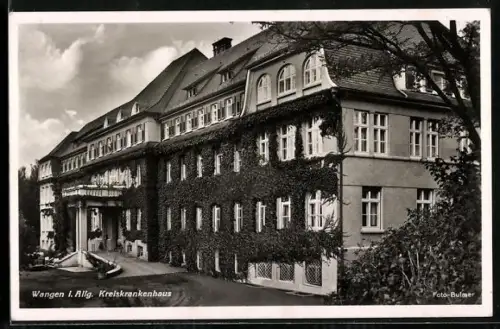 AK Wangen / Allgäu, Blick auf Kreiskrankenhaus