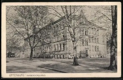 AK Offenburg i. B., Partie am Knabenschulhaus
