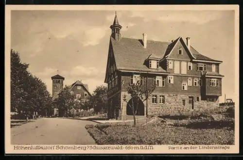 AK Schömberg i. Schwarzwald, Lindenstrasse