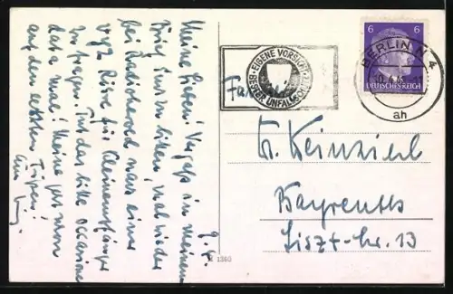 AK Berlin, Militärärztliche Akademie, Scharnhorststr. 35